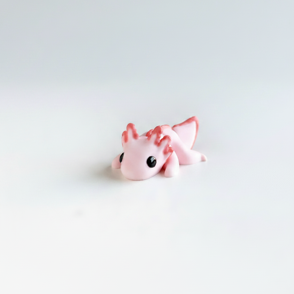 Mini Axolotl Fidget | Articulated Flexi Animal