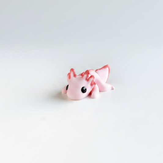 Mini Axolotl Fidget | Articulated Flexi Animal