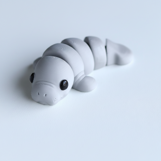 Mini Manatee Fidget | Articulated Flexi Animal