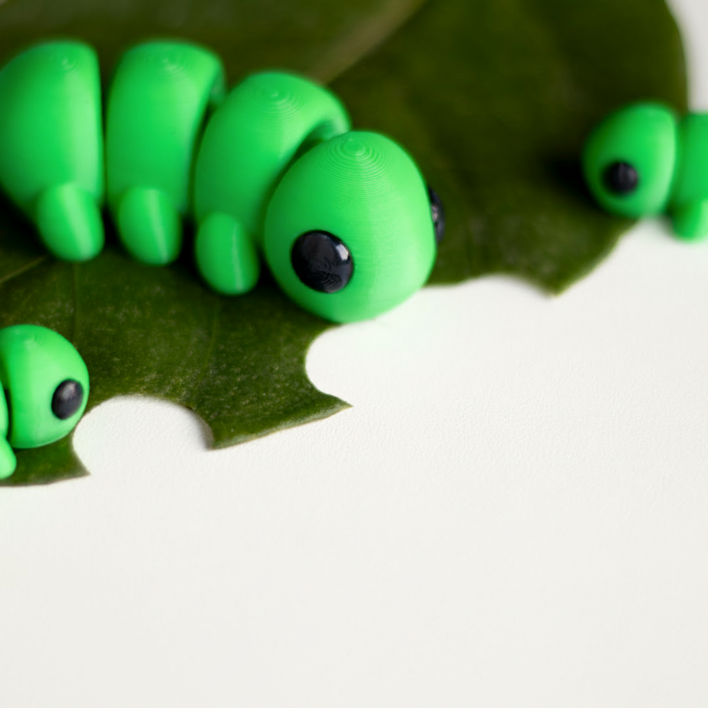Baby Caterpillar Fidget | Articulated Flexi Animal