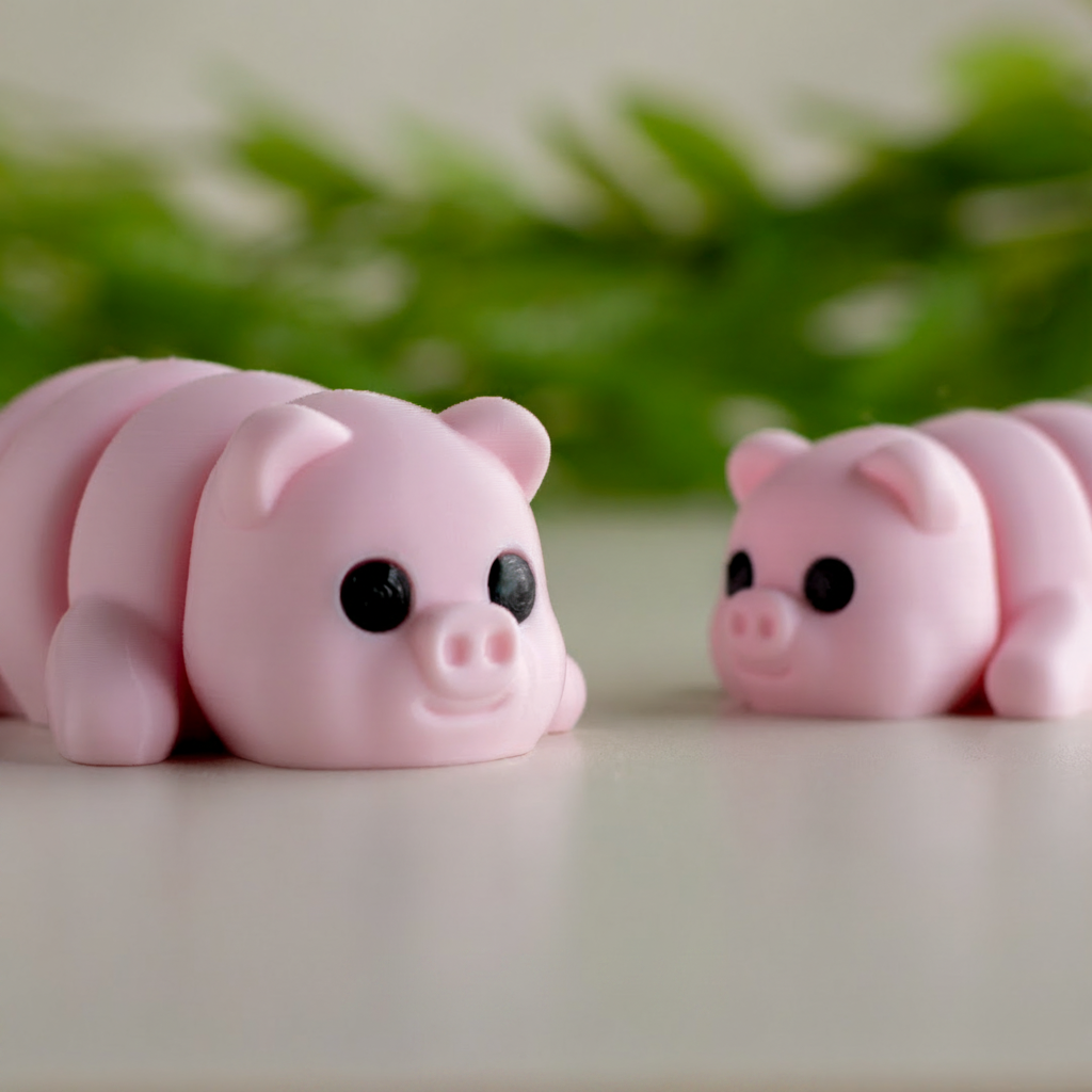 Mini Pig Fidget | Articulated Flexi Animal