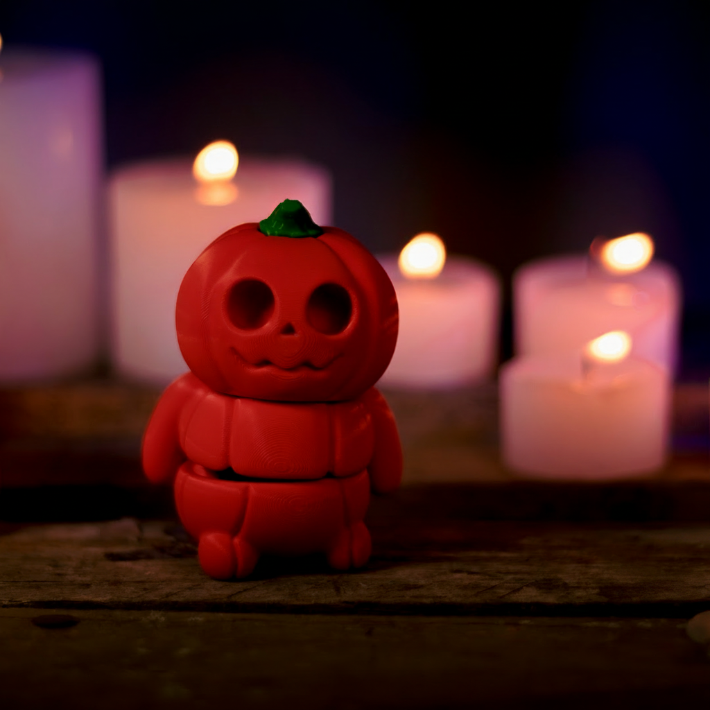 Pumpkin Fidget | Articulated Flexi Animal
