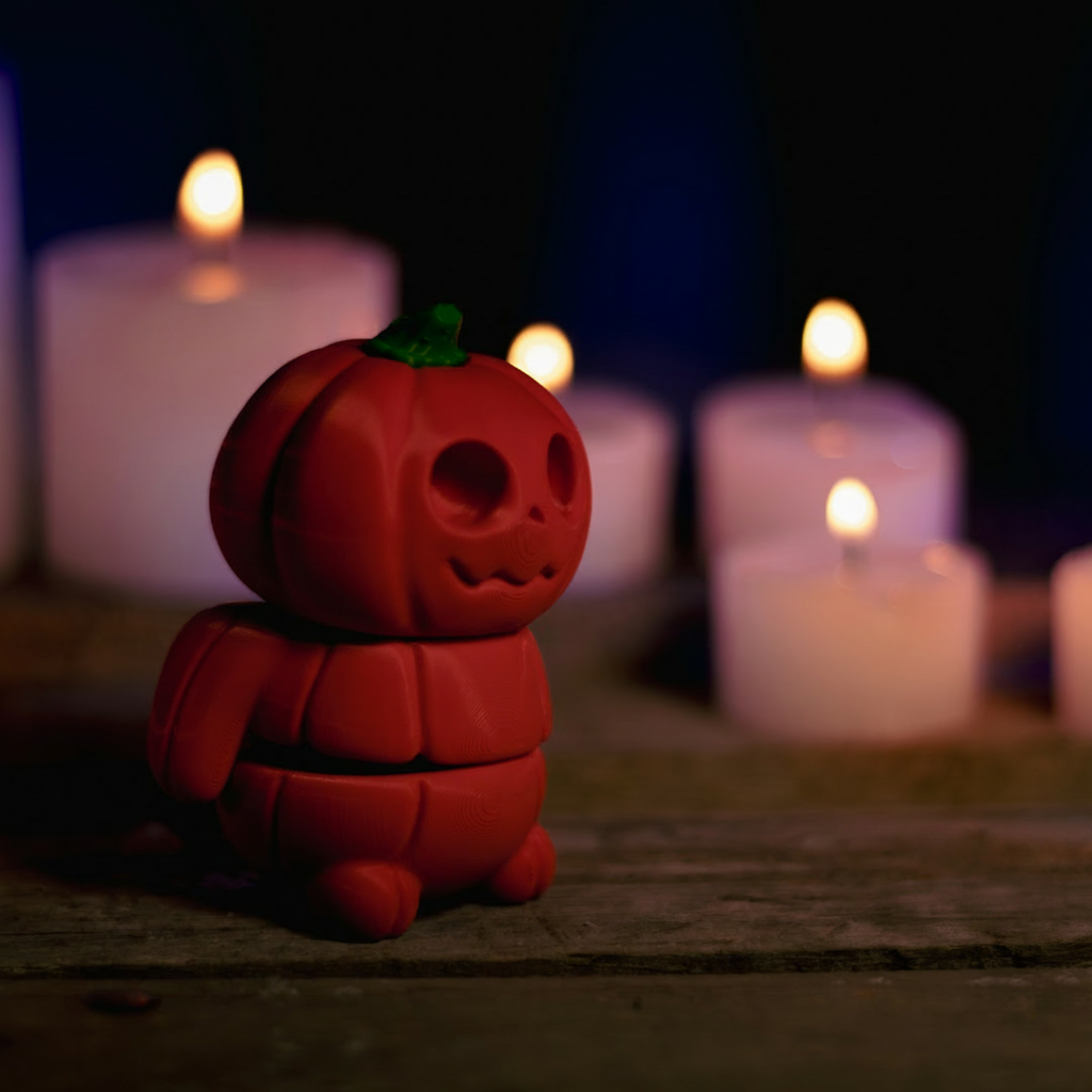 Pumpkin Fidget | Articulated Flexi Animal