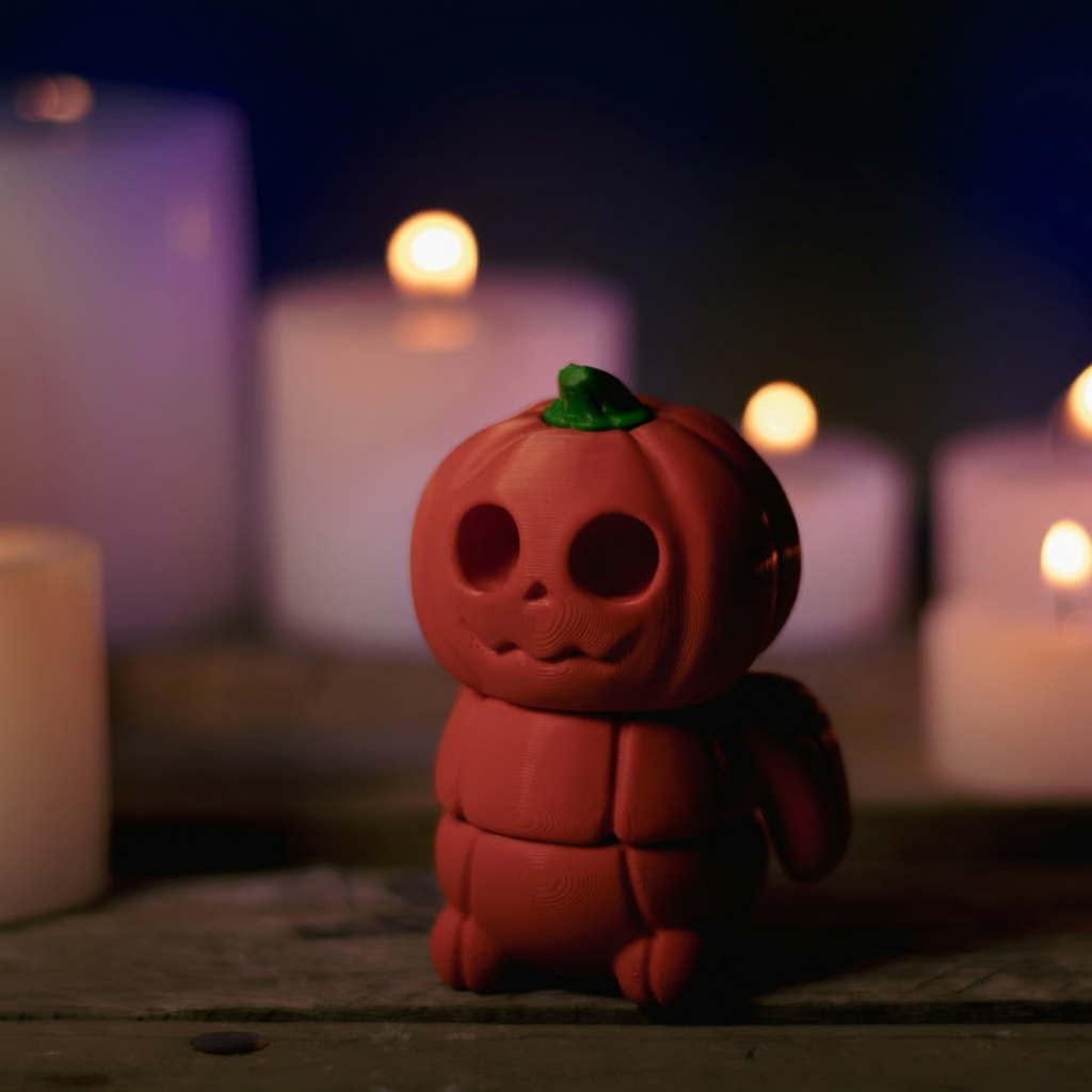 Pumpkin Fidget | Articulated Flexi Animal