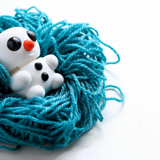 Snowman Fidget | Articulated Flexi Animal