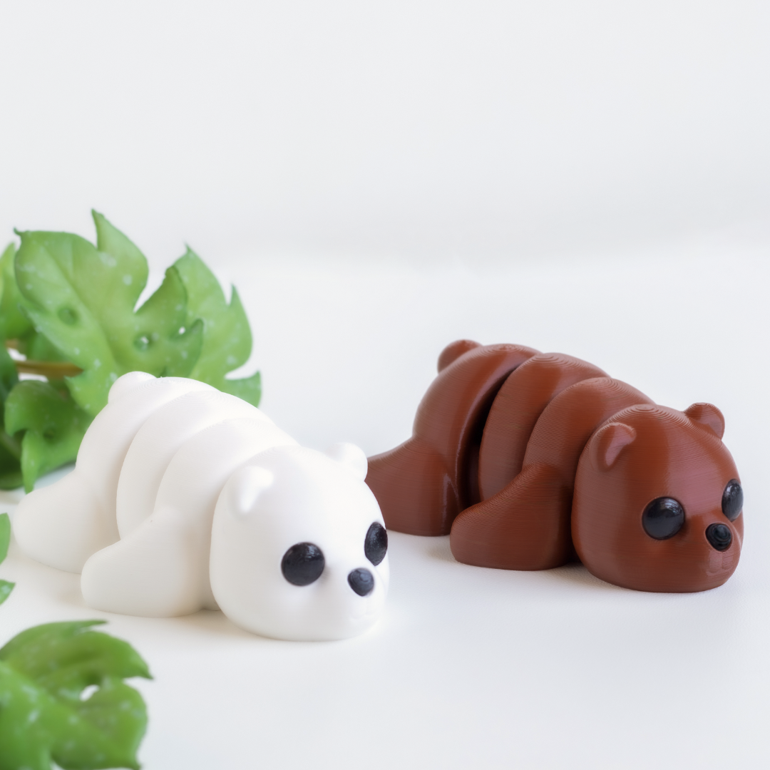 Baby Bear Fidget | Articulated Flexi Animal