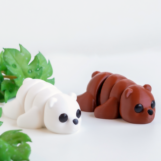 Baby Bear Fidget | Articulated Flexi Animal