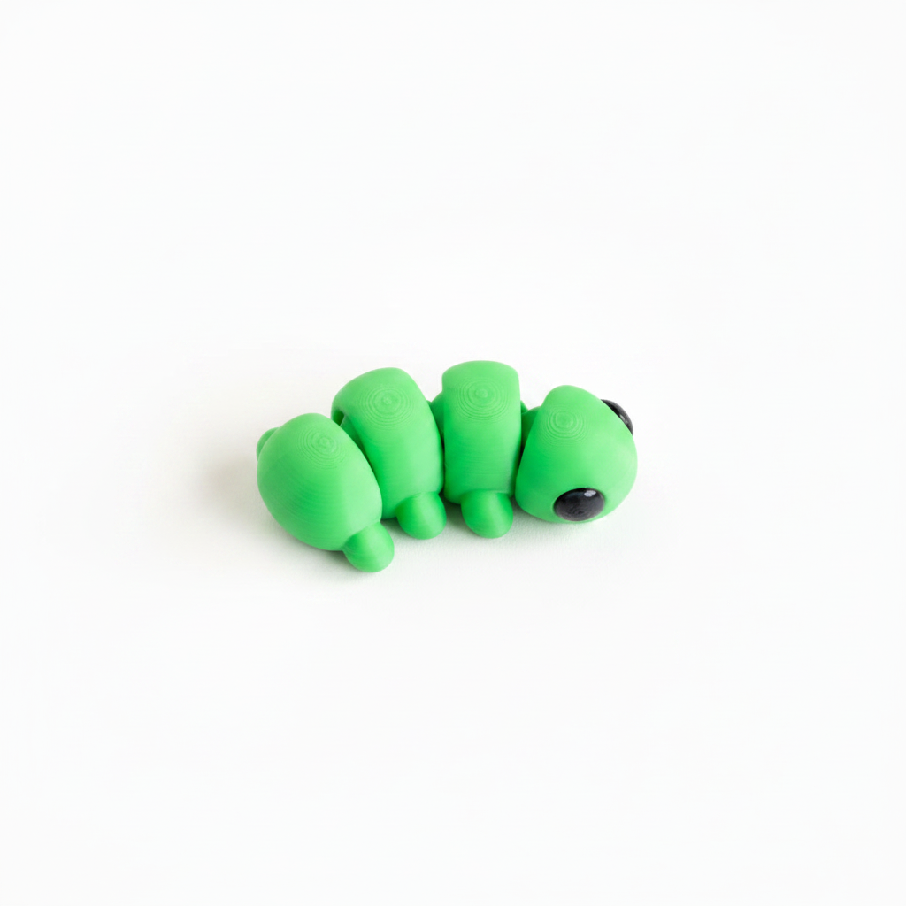 Mini Caterpillar Fidget | Articulated Flexi Animal