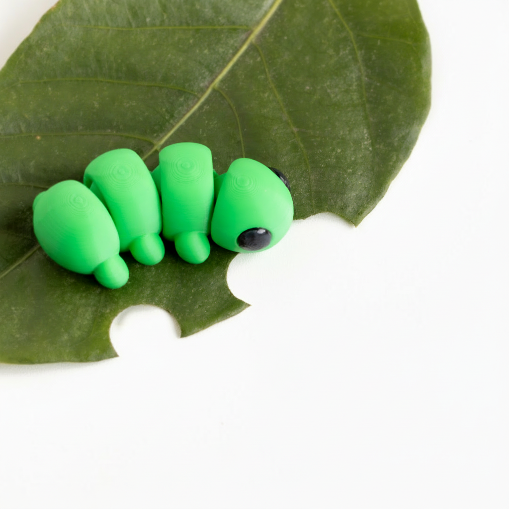 Baby Caterpillar Fidget | Articulated Flexi Animal