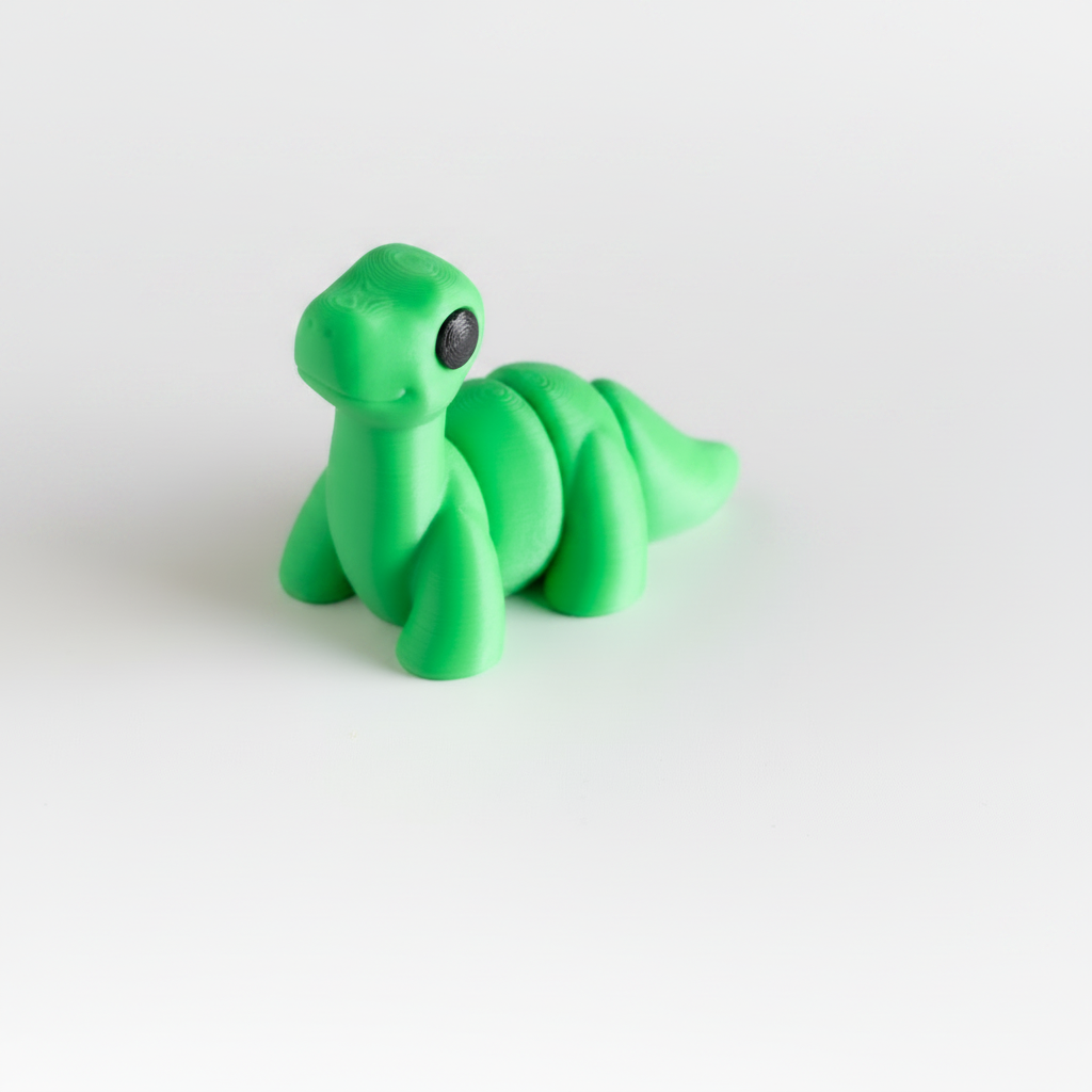 Mini Brontosaurus Fidget | Articulated Flexi Animal
