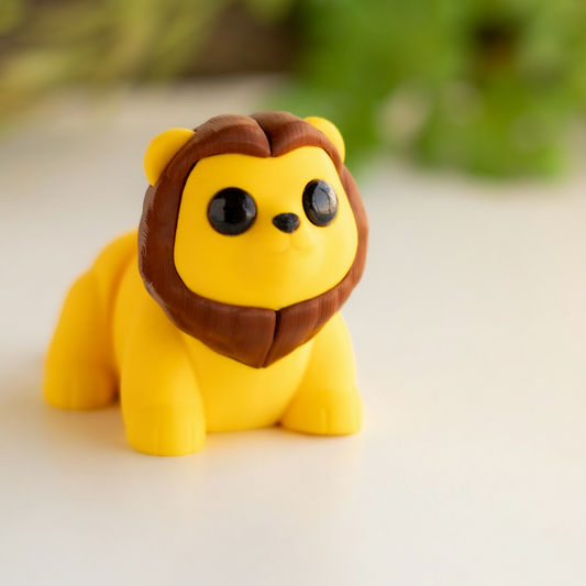 Mini Lion Fidget | Articulated Flexi Animal