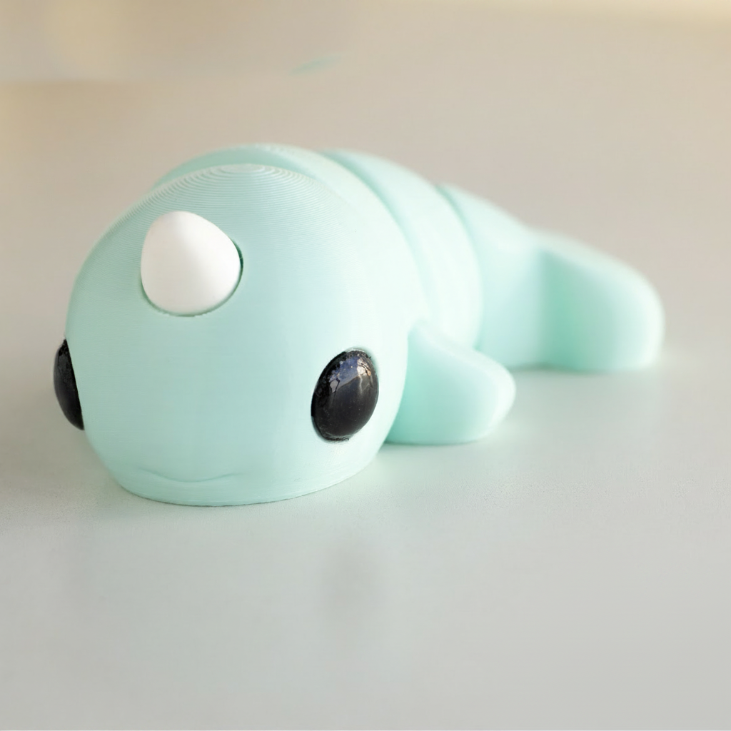 Mini Narwhal Fidget | Articulated Flexi Animal
