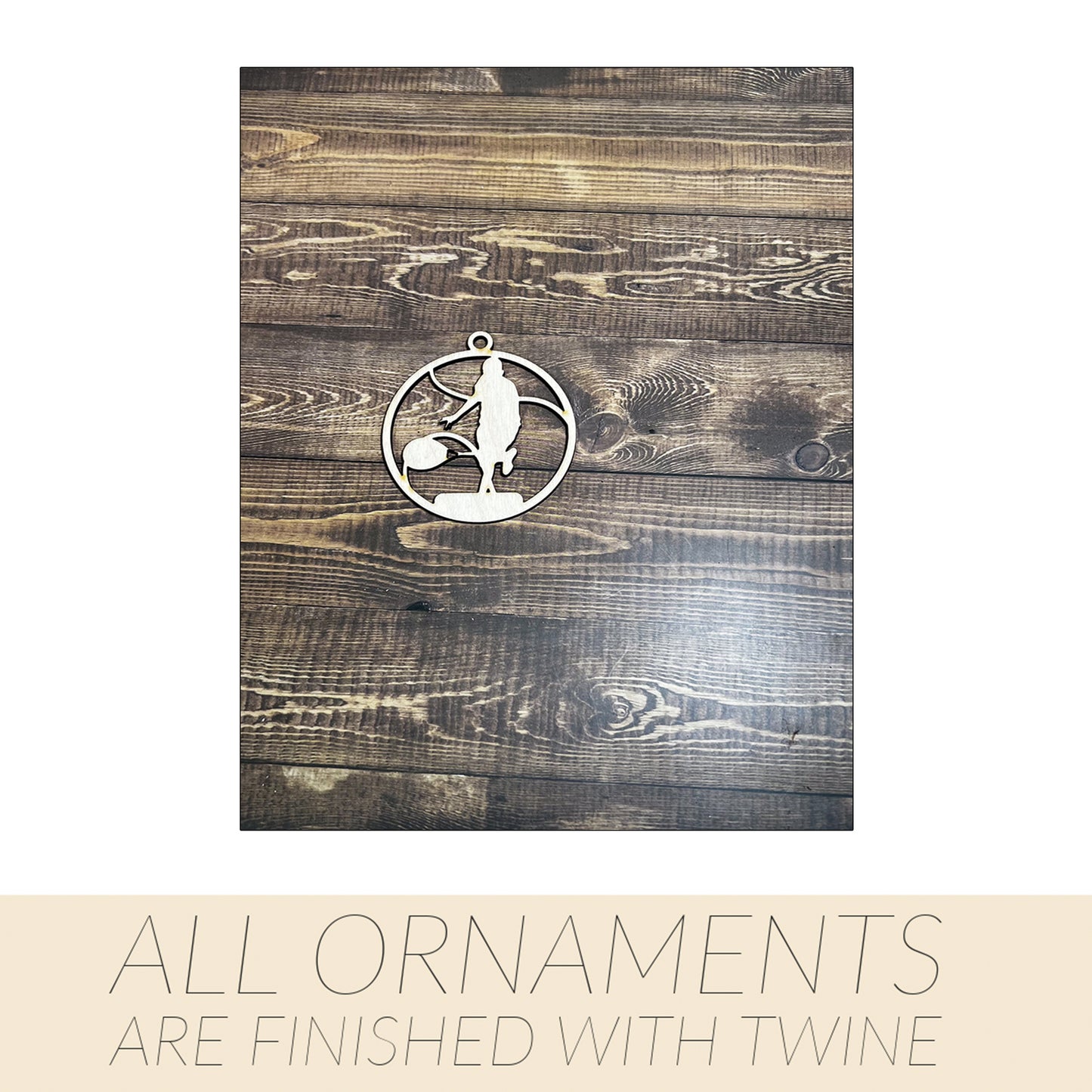 Tennis Ornament, Wooden Sports Ornament, Sports Ornament, Engraved Ornament, Laser Engraved Wood Ornament