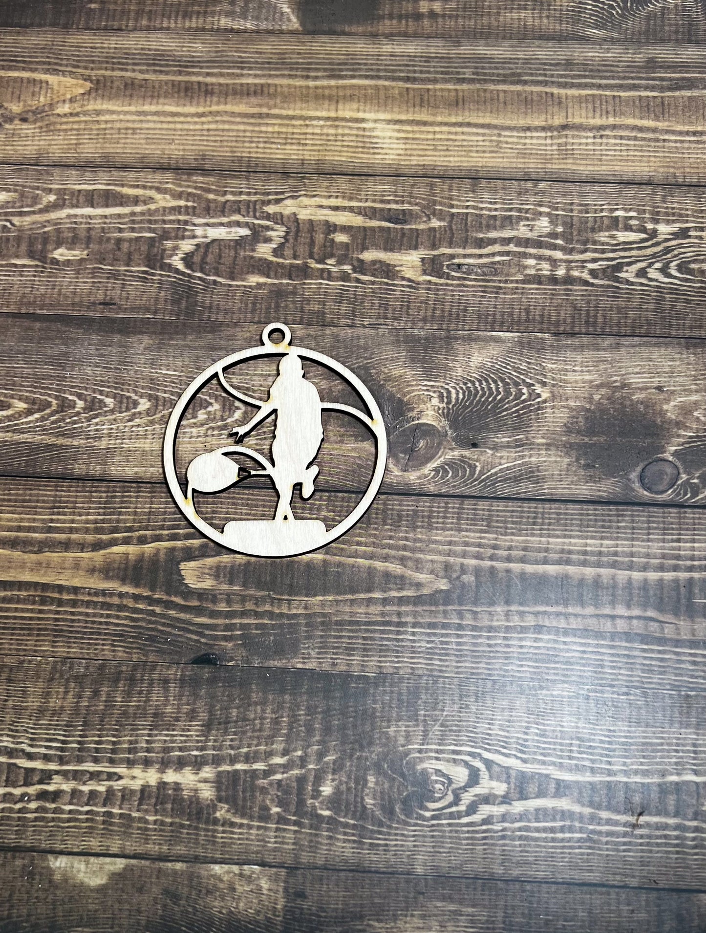 Tennis Ornament, Wooden Sports Ornament, Sports Ornament, Engraved Ornament, Laser Engraved Wood Ornament