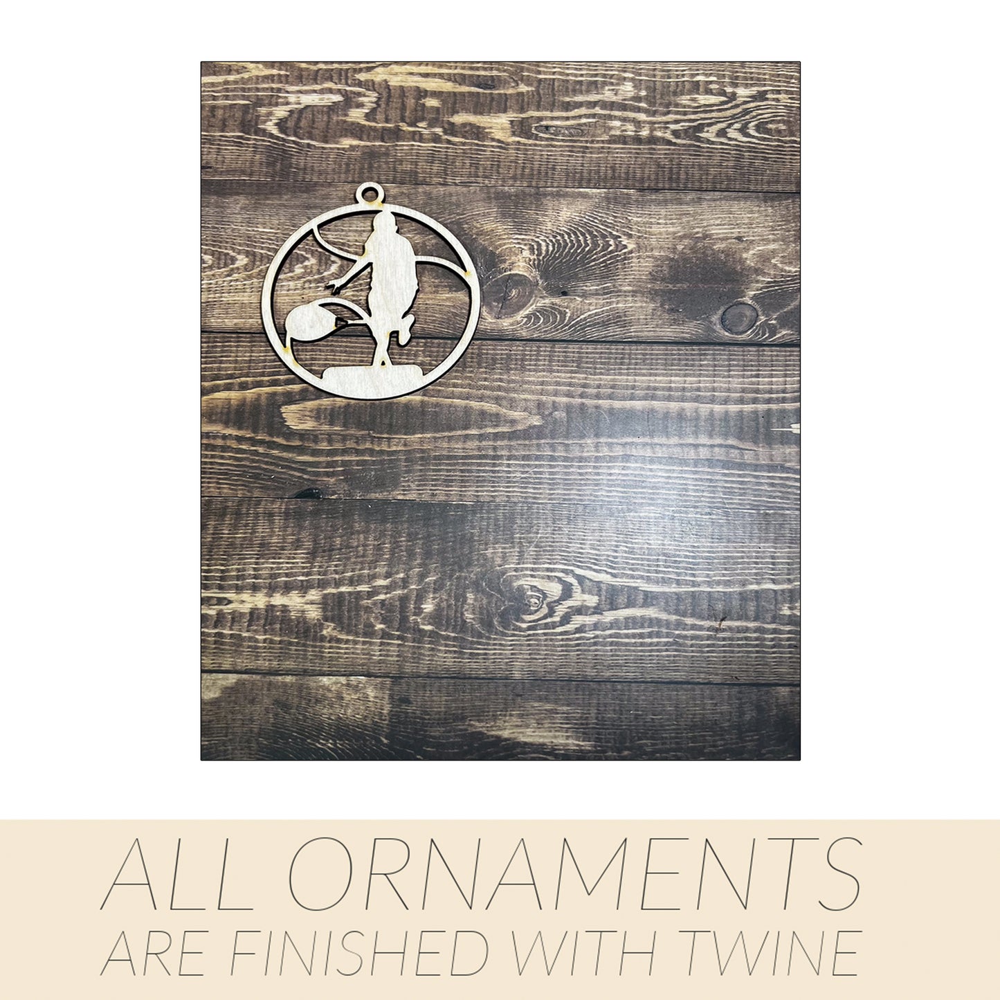 Tennis Ornament, Wooden Sports Ornament, Sports Ornament, Engraved Ornament, Laser Engraved Wood Ornament