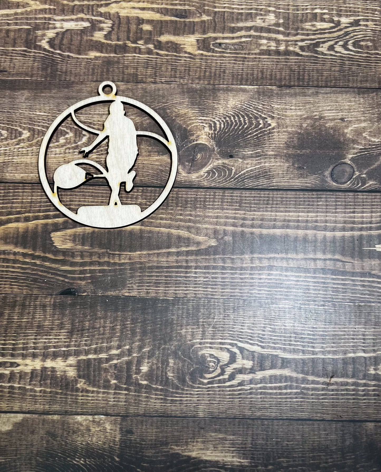 Tennis Ornament, Wooden Sports Ornament, Sports Ornament, Engraved Ornament, Laser Engraved Wood Ornament