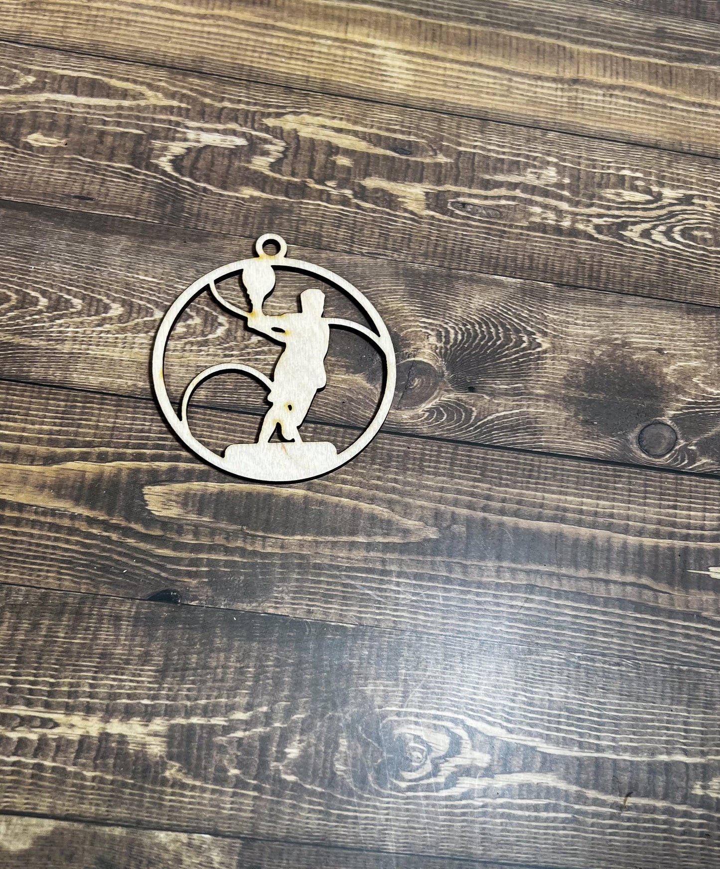 Tennis Ornament, Wooden Sports Ornament, Sports Ornament, Engraved Ornament, Laser Engraved Wood Ornament