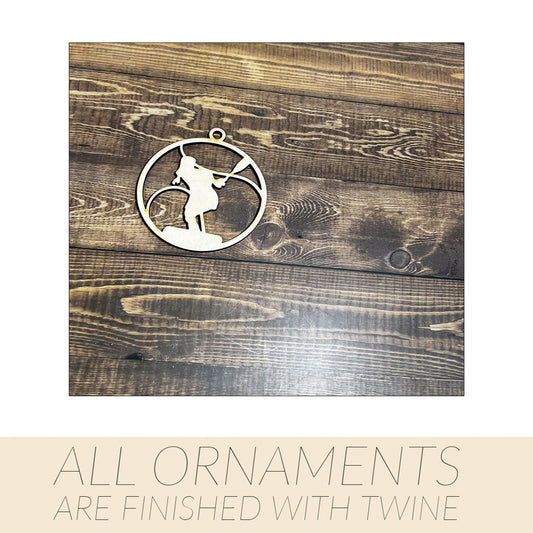 Tennis Ornament, Wooden Sports Ornament, Sports Ornament, Engraved Ornament, Laser Engraved Wood Ornament