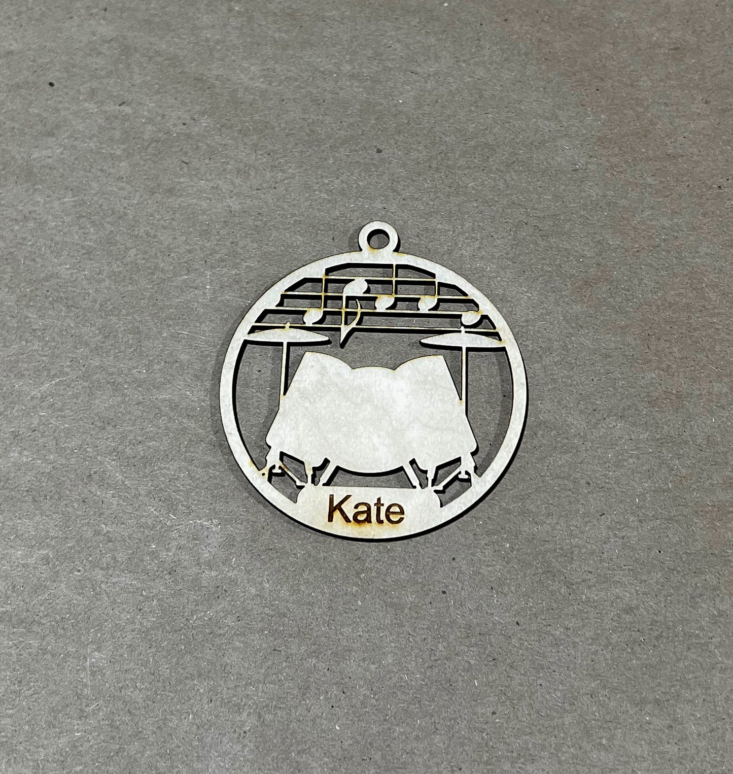 Music Ornament, Wooden Sports Ornament, Sports Ornament, Engraved Ornament, Laser Engraved Wood Ornament