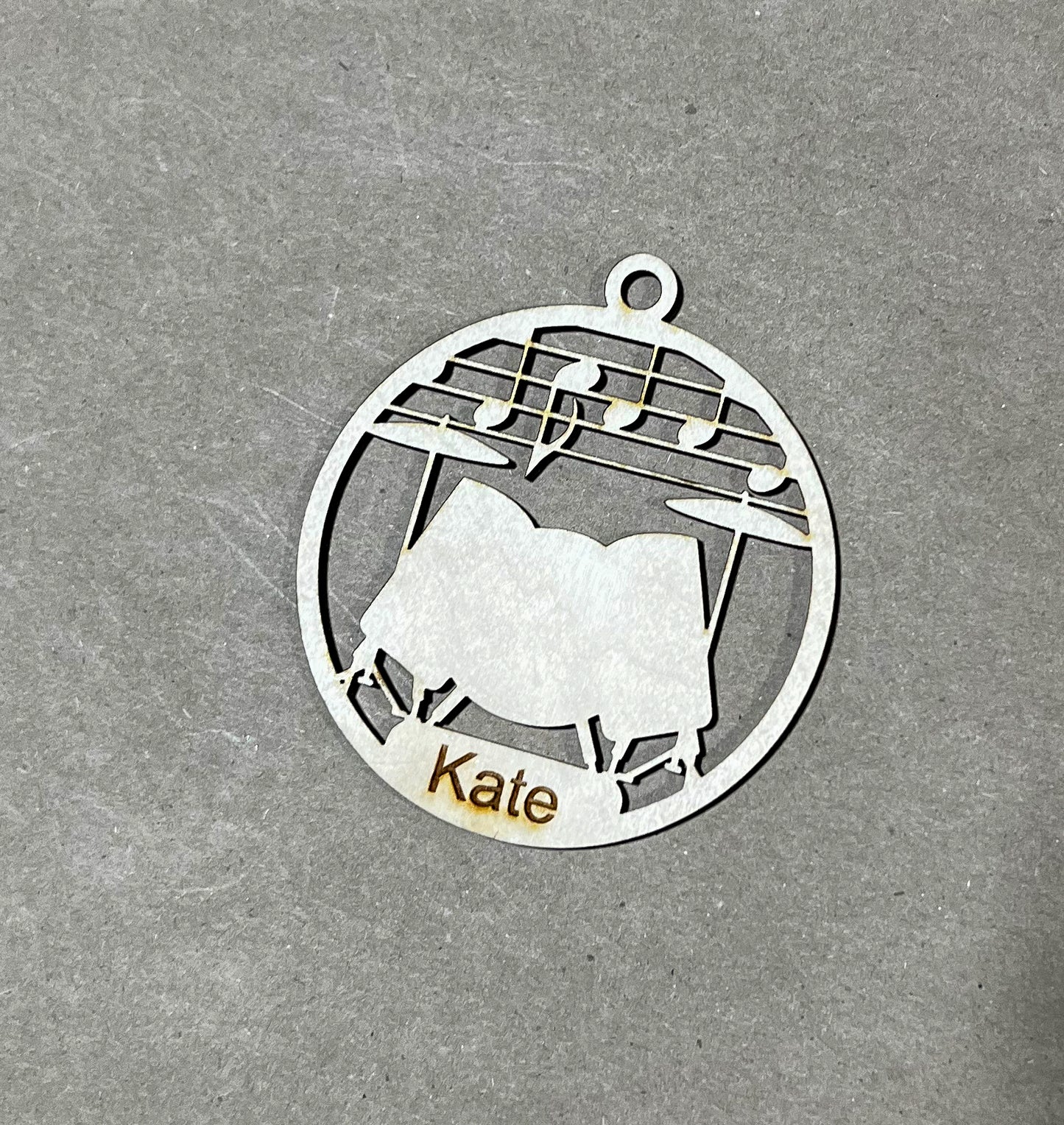 Music Ornament, Wooden Sports Ornament, Sports Ornament, Engraved Ornament, Laser Engraved Wood Ornament