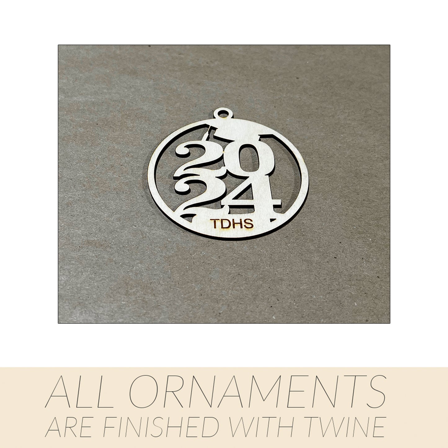 Graduating Ornament, Wooden Sports Ornament, Sports Ornament, Engraved Ornament, Laser Engraved Wood Ornament