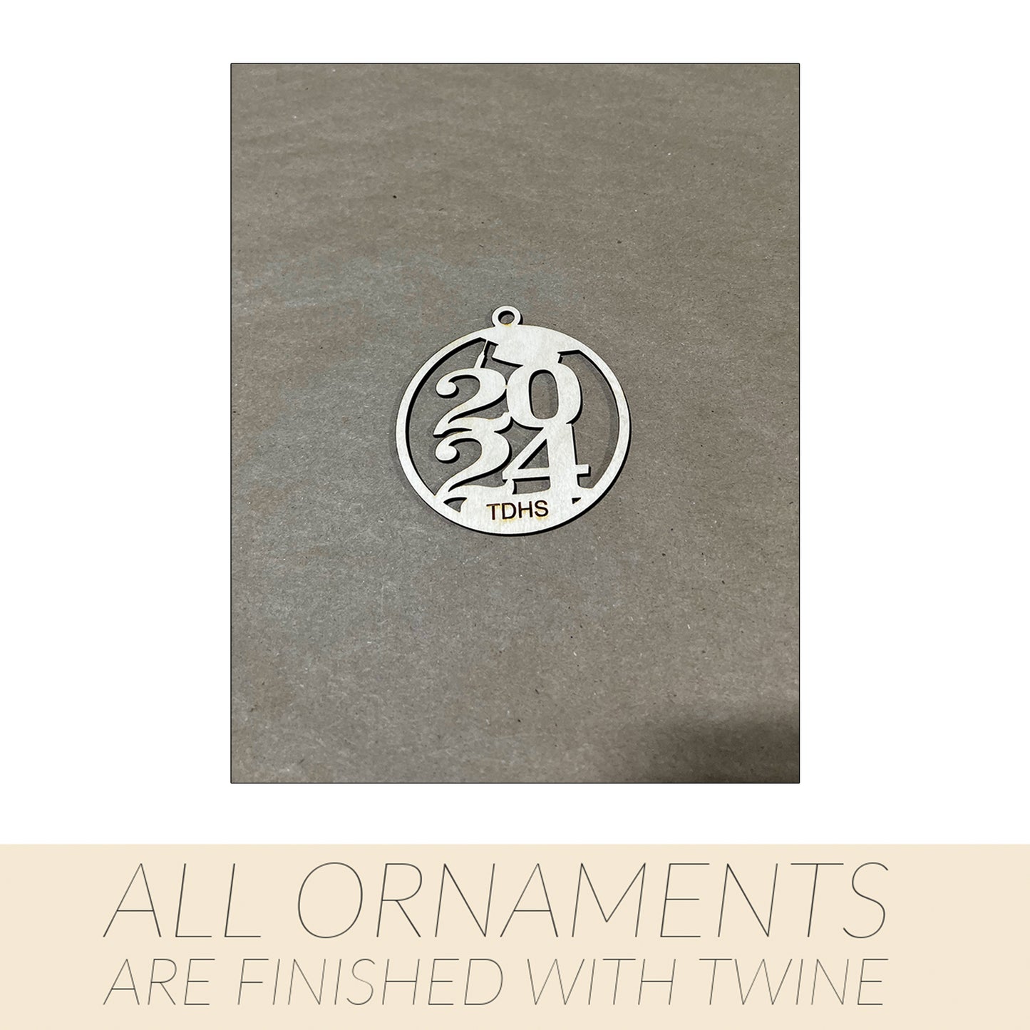 Graduating Ornament, Wooden Sports Ornament, Sports Ornament, Engraved Ornament, Laser Engraved Wood Ornament