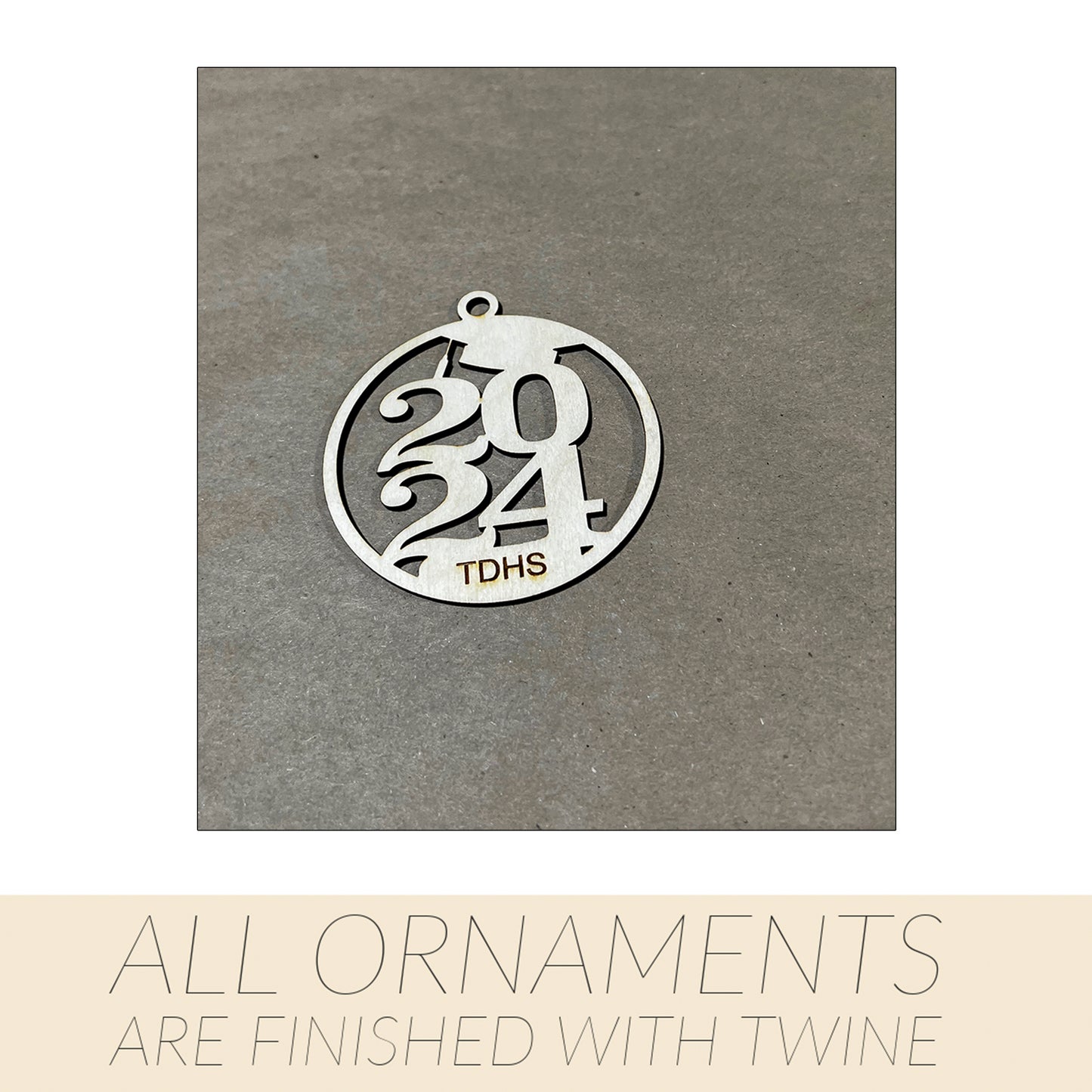 Graduating Ornament, Wooden Sports Ornament, Sports Ornament, Engraved Ornament, Laser Engraved Wood Ornament