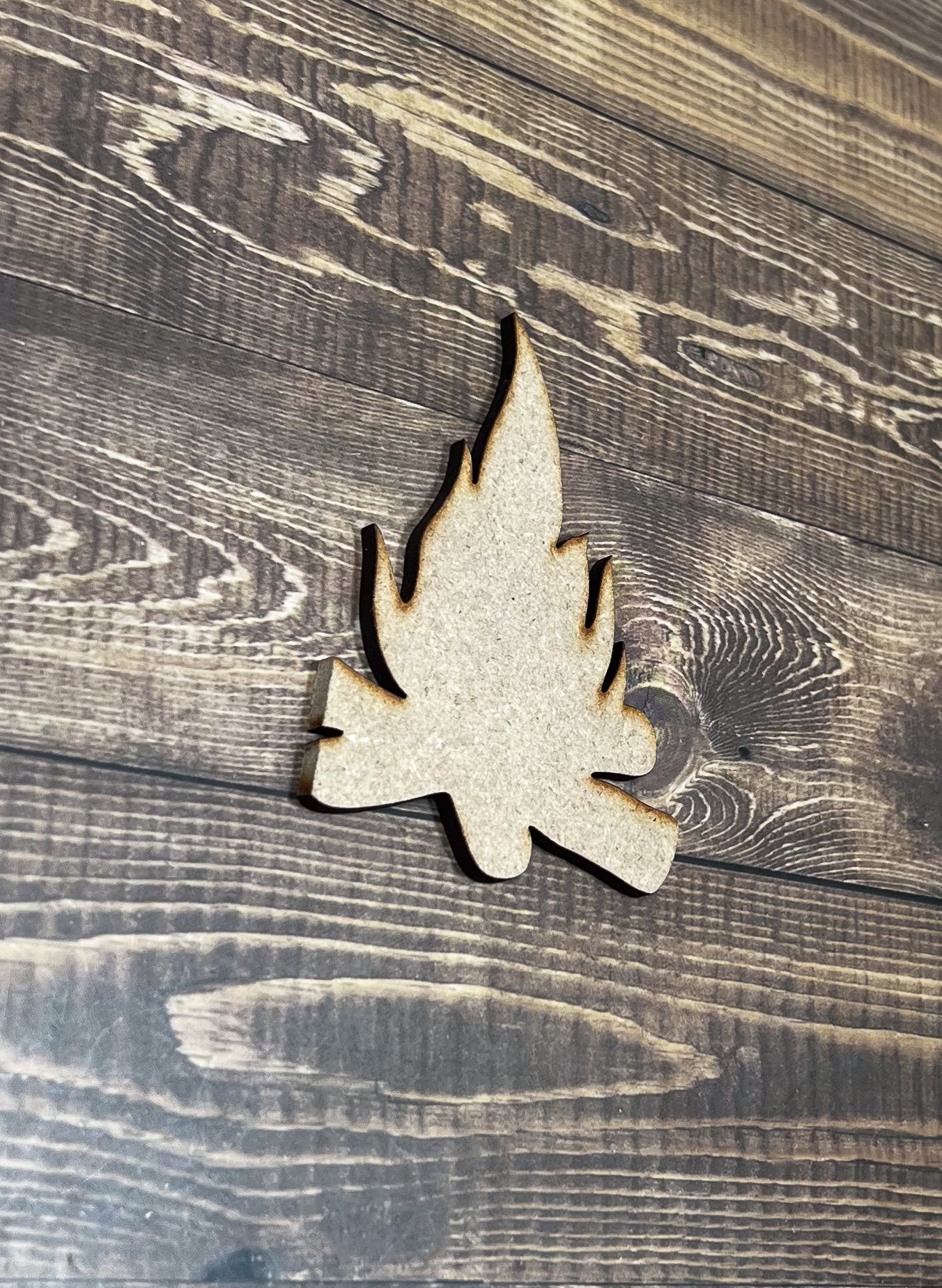 Camp Fire Cut Shape - Ideal for DIY Projects and Custom Painting