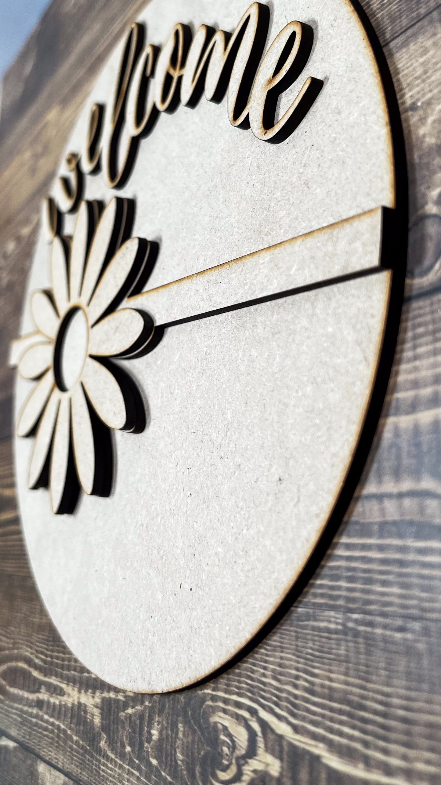 Welcome Spring sign DIY - Ideal for DIY Projects and Custom Painting