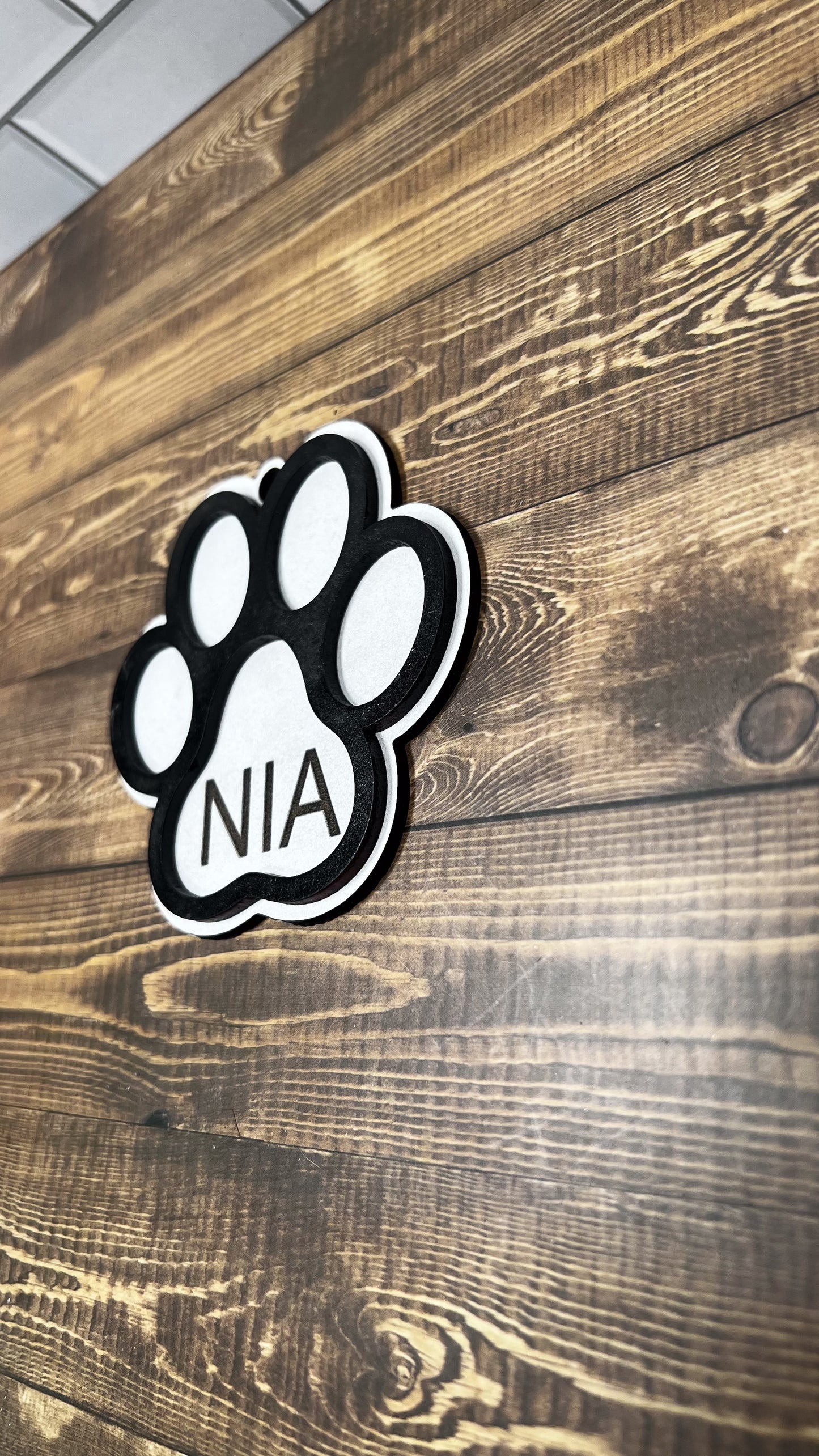 Personalized Dog Paw Ornament - Custom Pet Ornament for Furry Friends