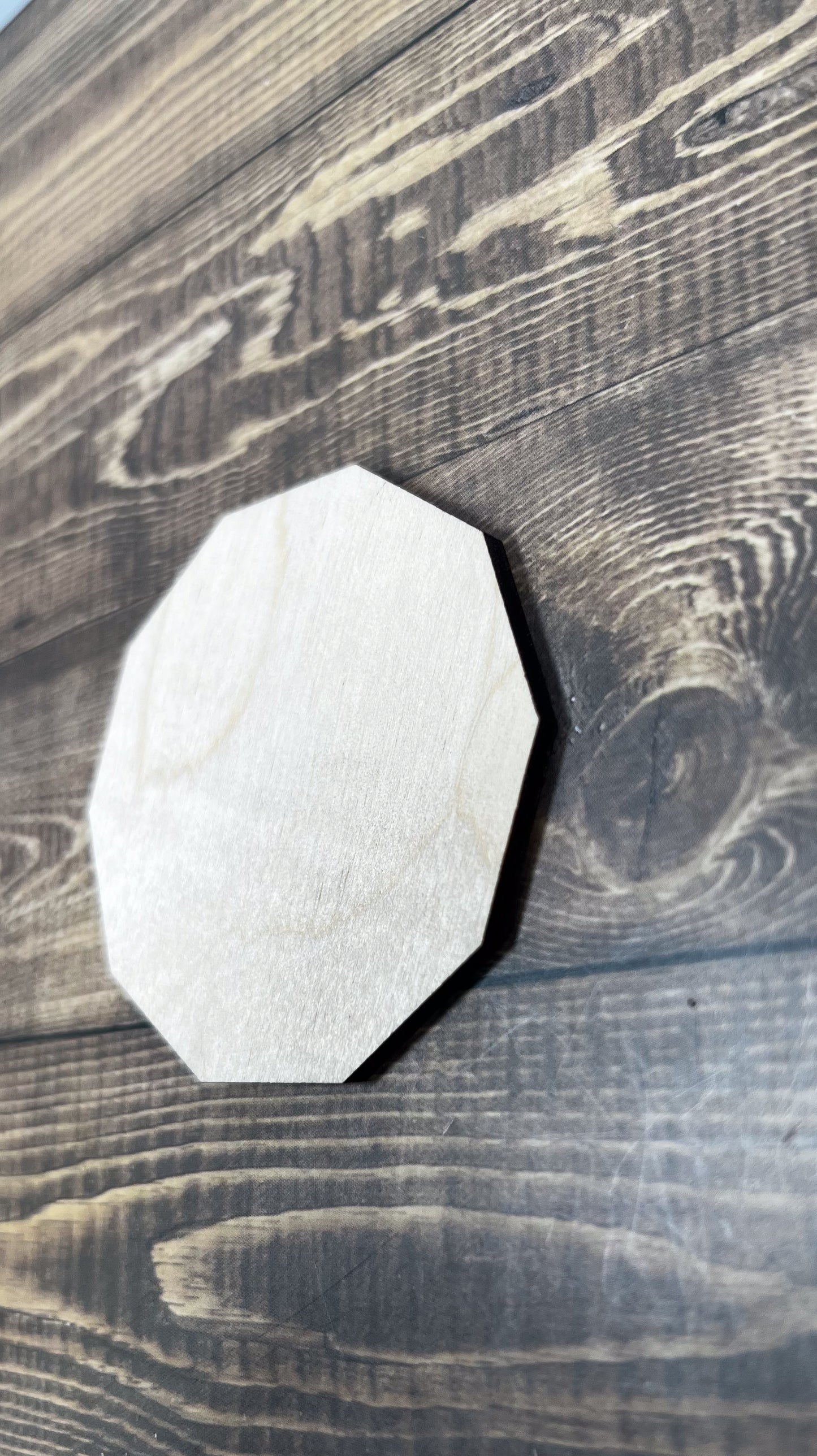 Nonagon Cut Shape - Ideal for DIY Projects and Custom Painting