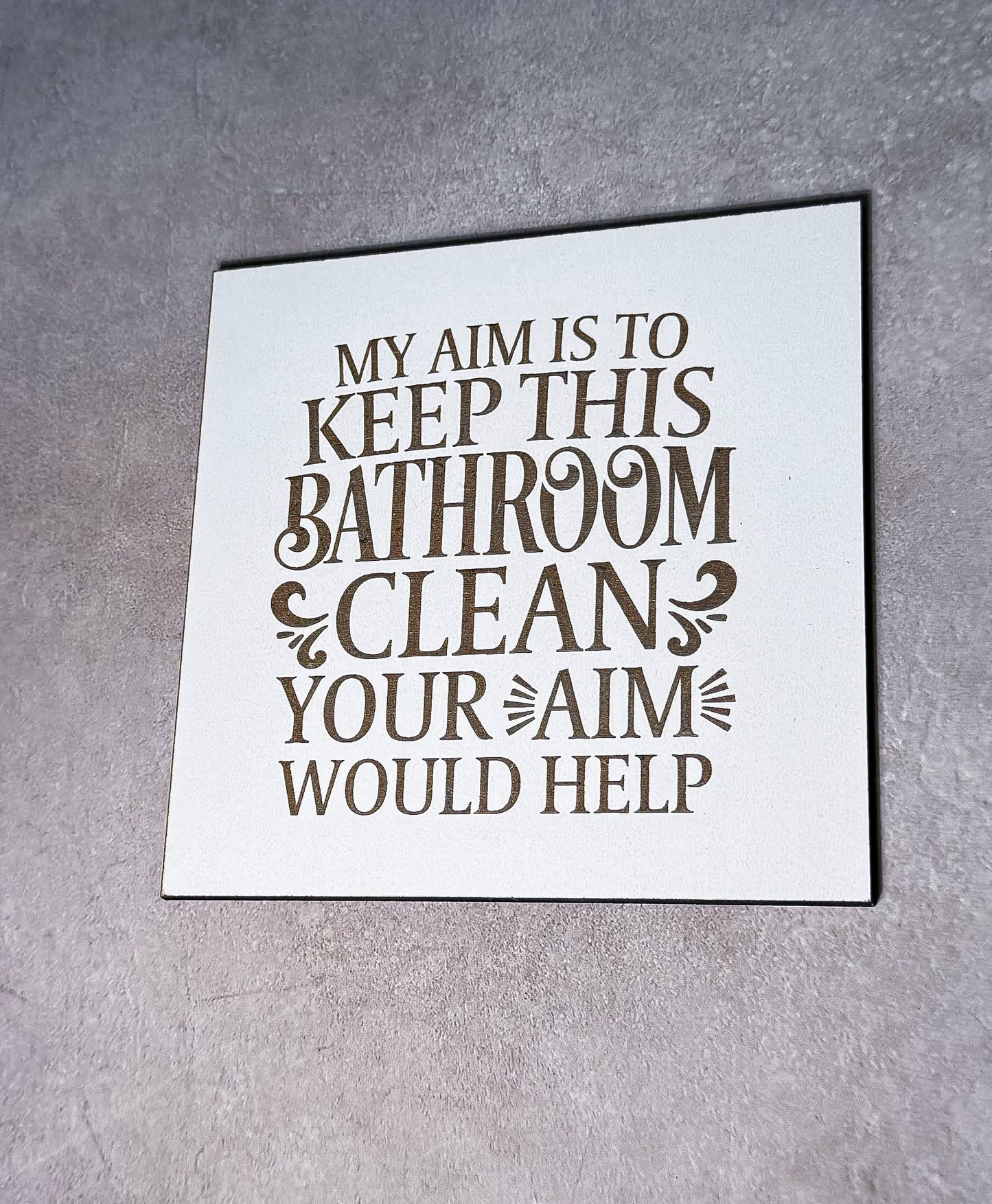 Bathroom Sign, Keep washroom Clean Sign