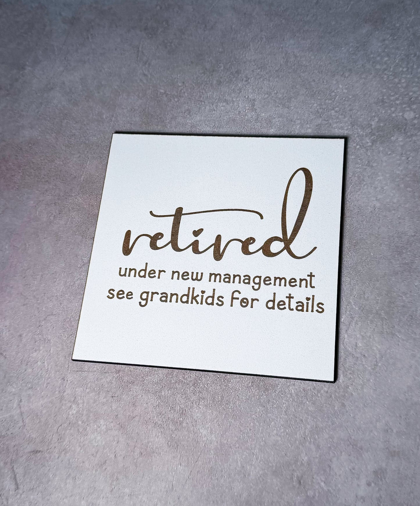 Retired Sign