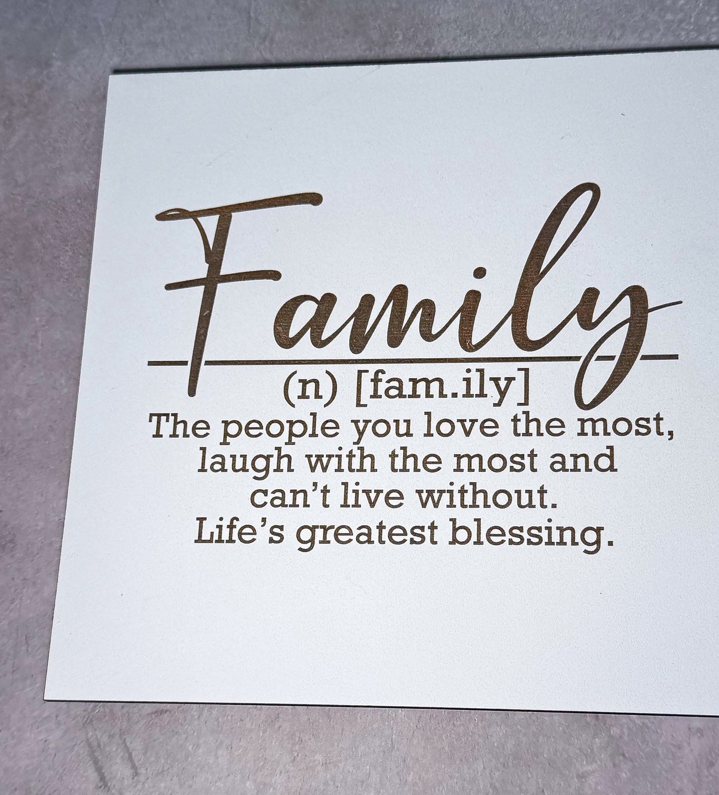 Family Sign, Family Quote