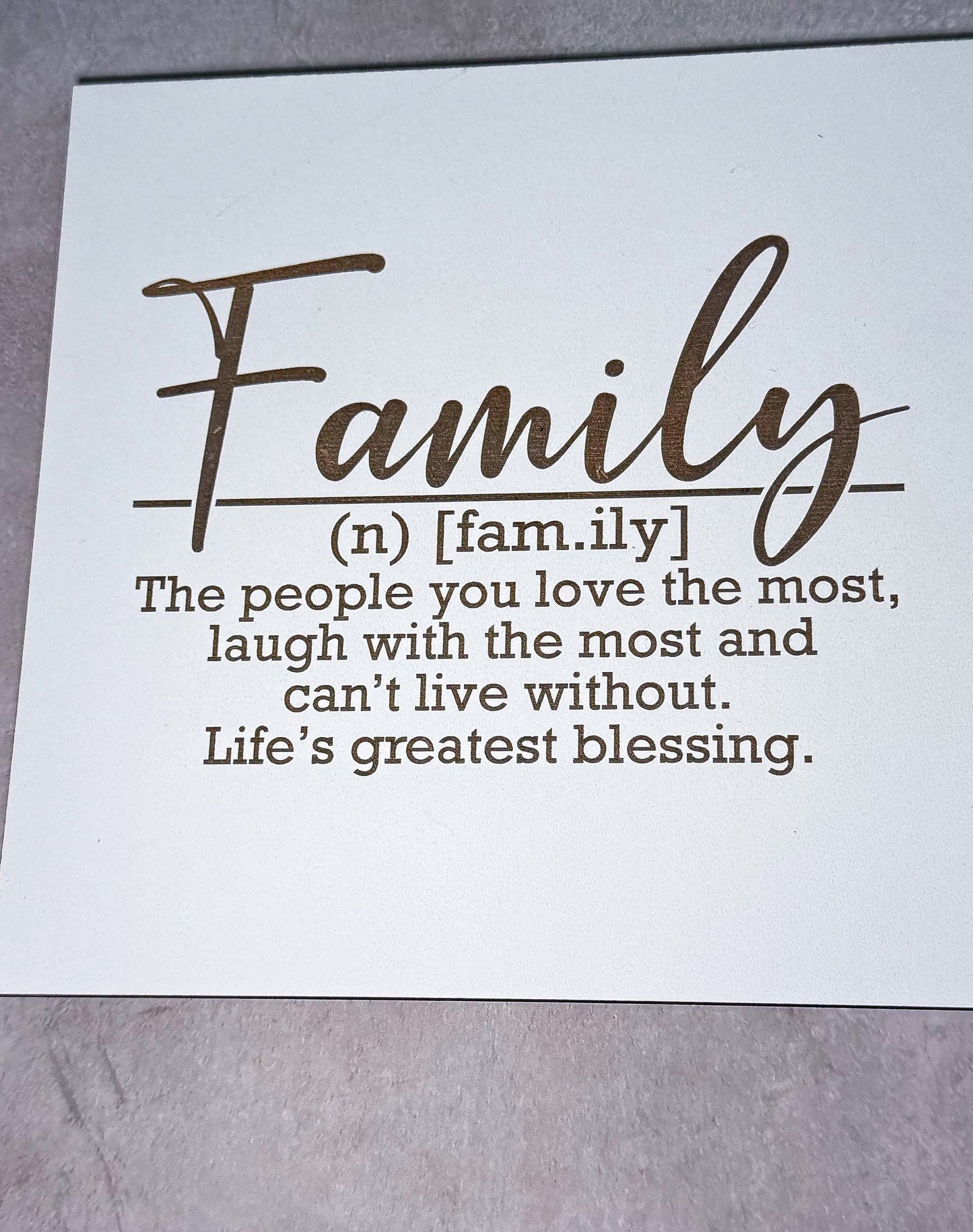 Family Sign, Family Quote