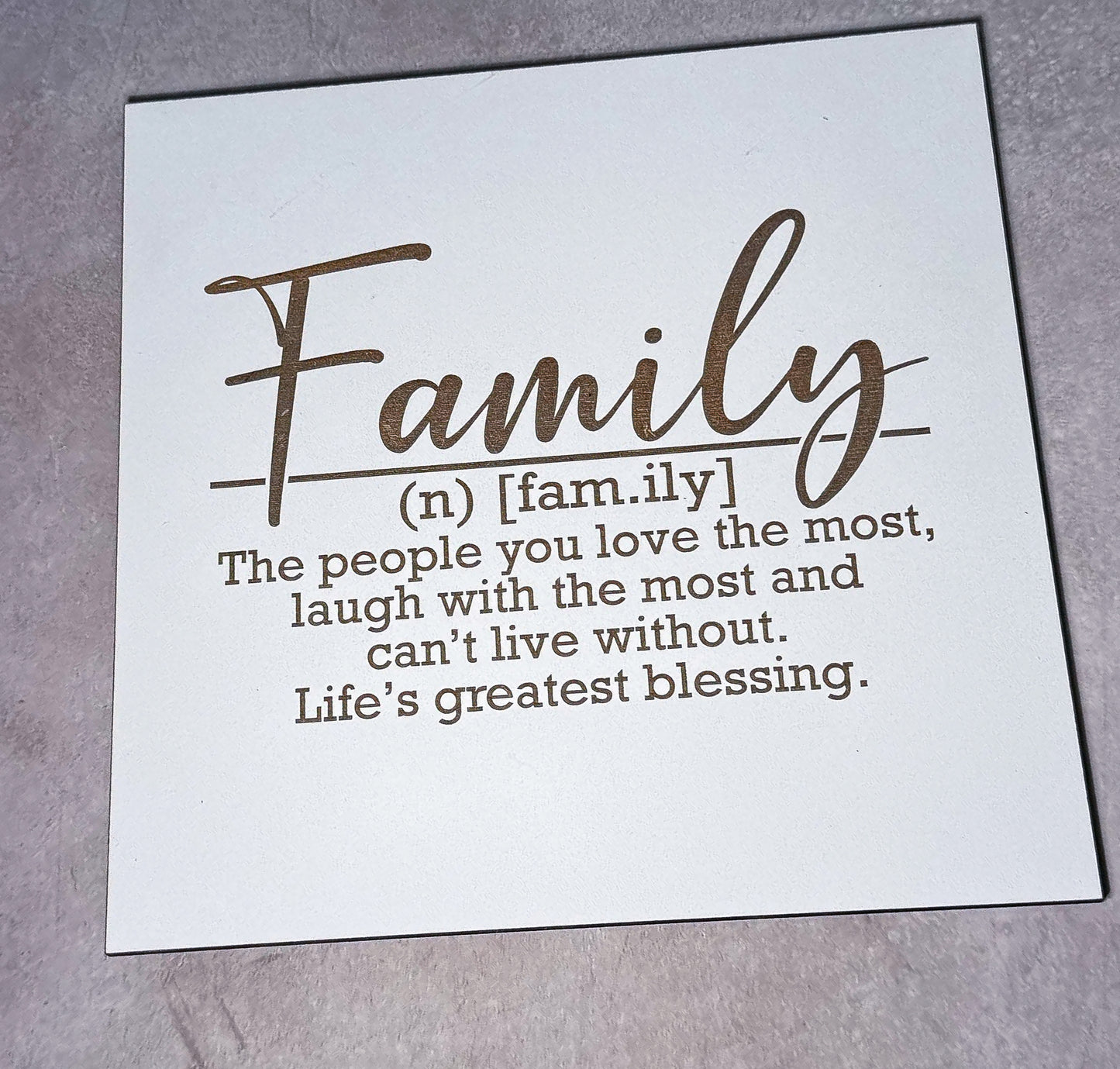 Family Sign, Family Quote