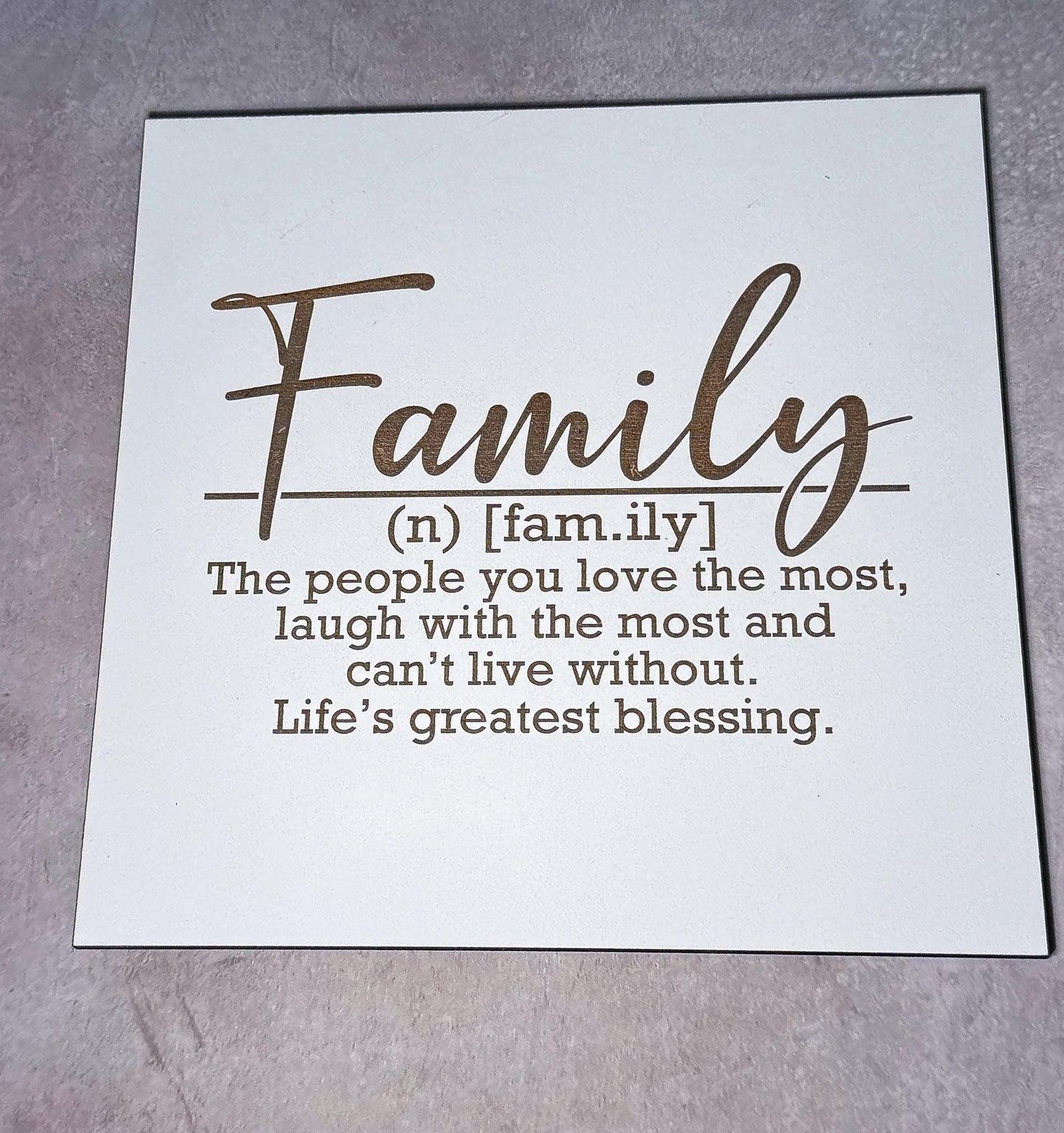 Family Sign, Family Quote