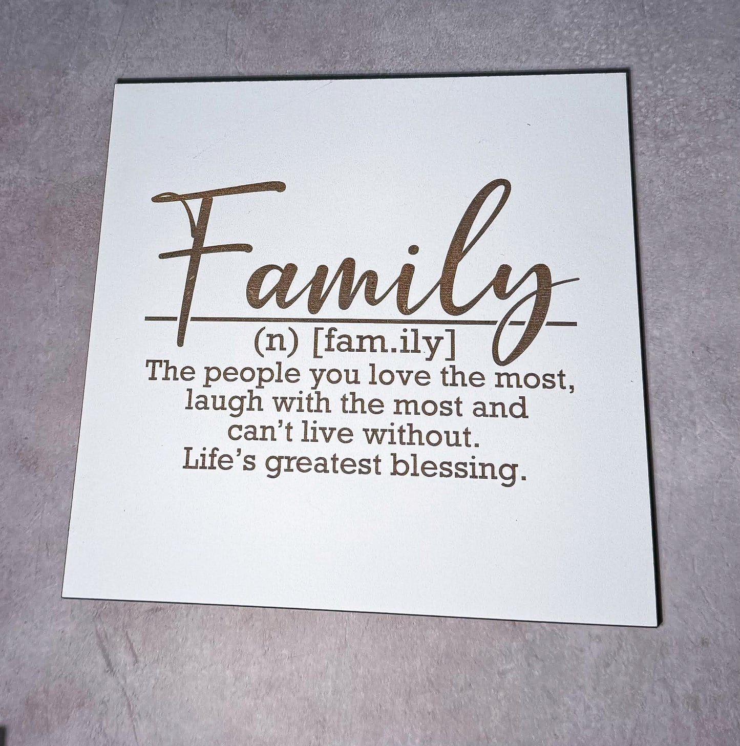 Family Sign, Family Quote