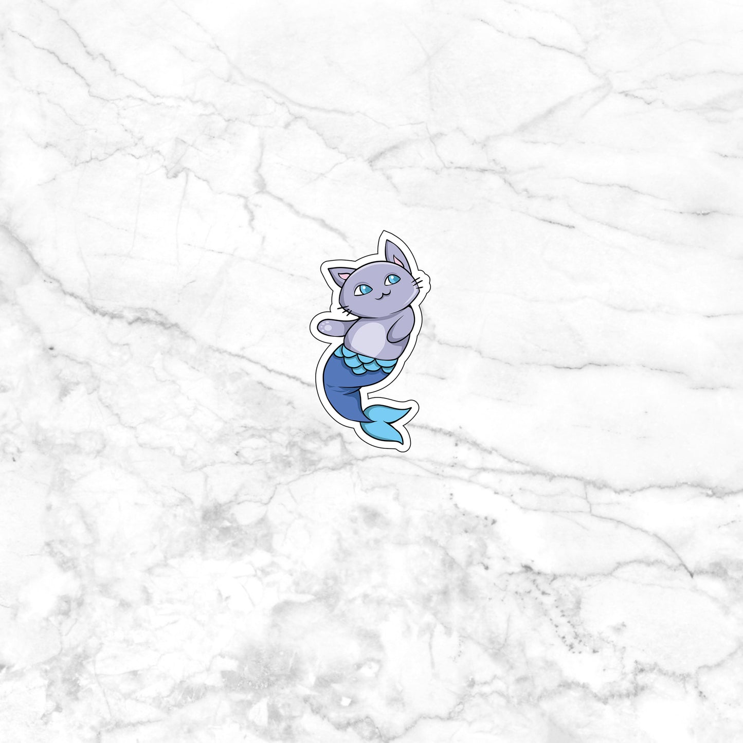 Cat Mermaid 2 Stickers
