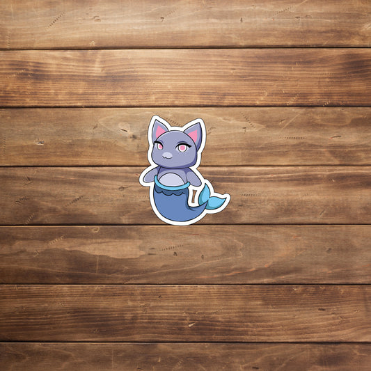 Cat Mermaid 6 Stickers