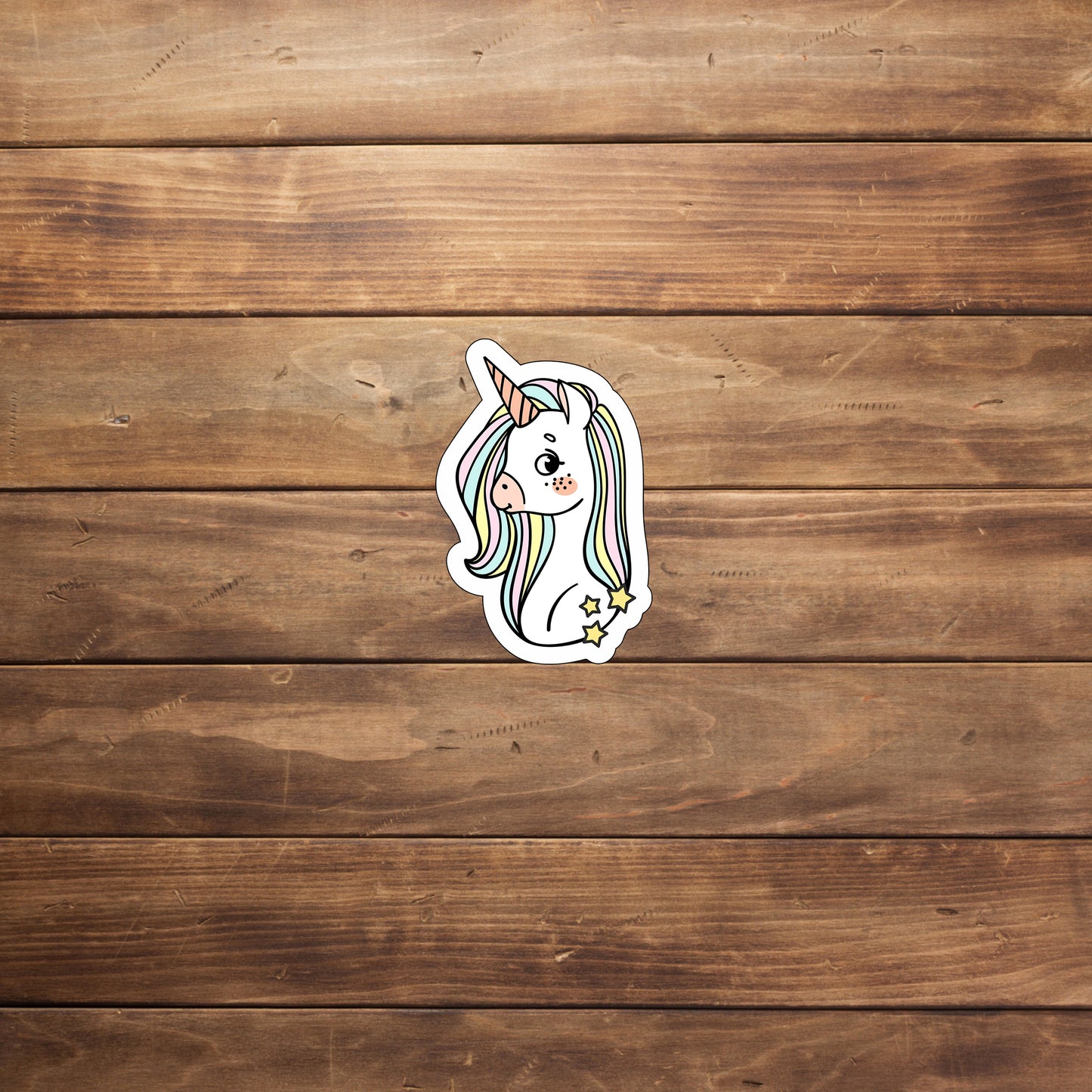 Cute Unicorn Printable Sticker 4 Stickers