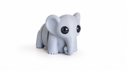 Mini Elephant Fidget | Articulated Flexi Animal