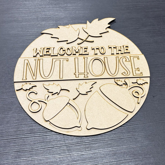 Welcome  to the Nut House DIY Kit, Fall Kit  - Ideal for DIY Projects and Custom Painting