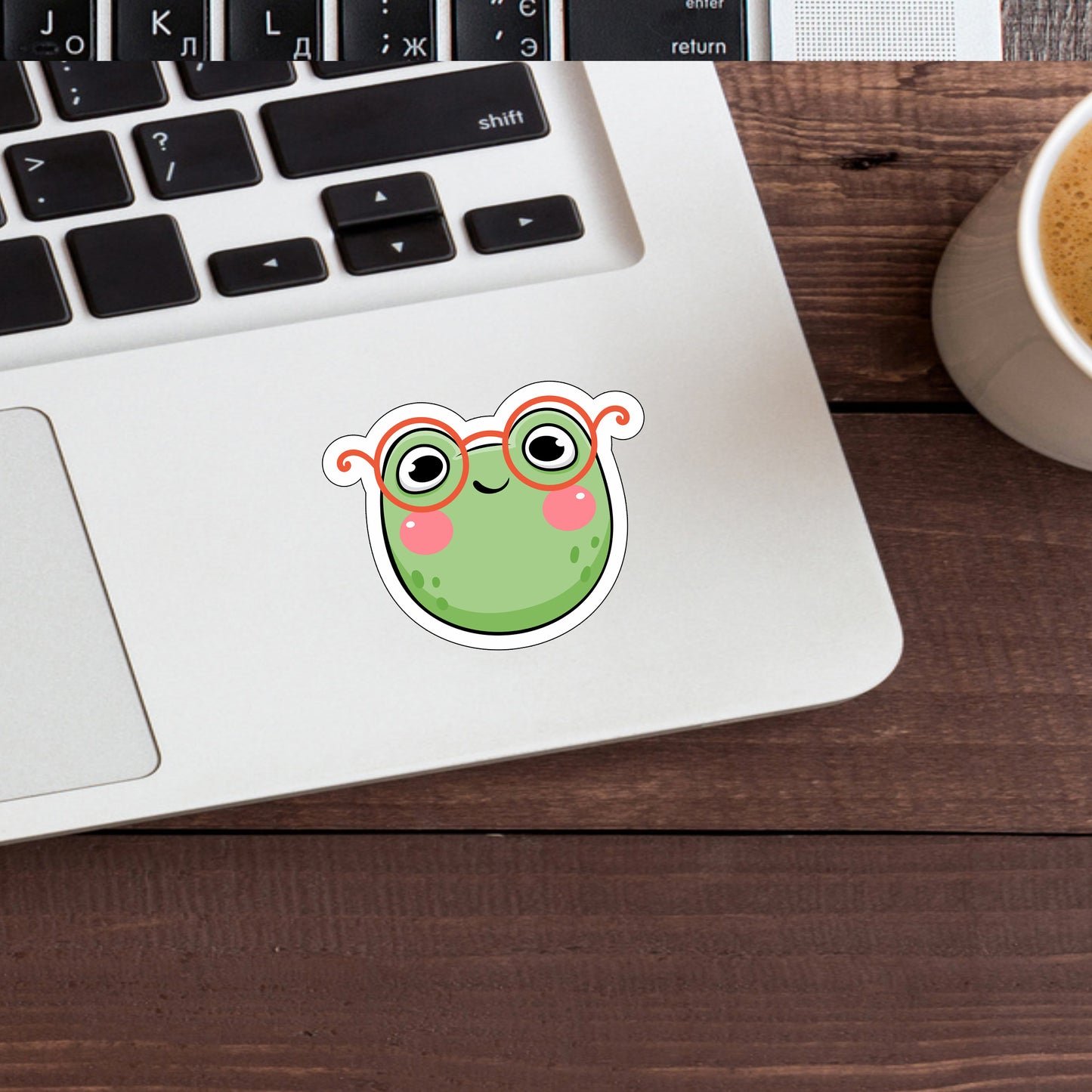 Frog Face sticker 3 Stickers