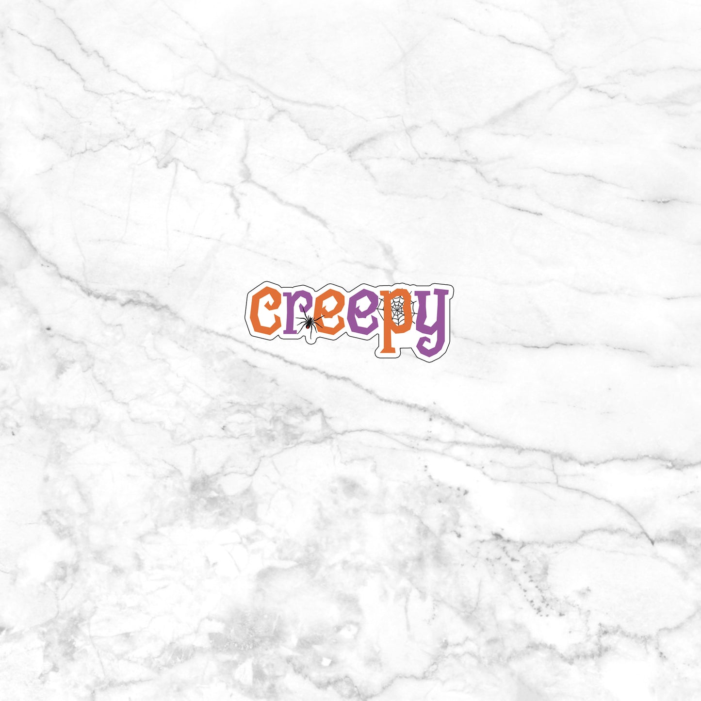 Halloween creepy sticker Stickers