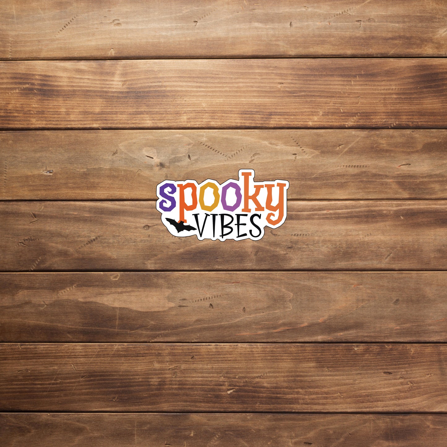 Halloween spooky vibes sticker Stickers