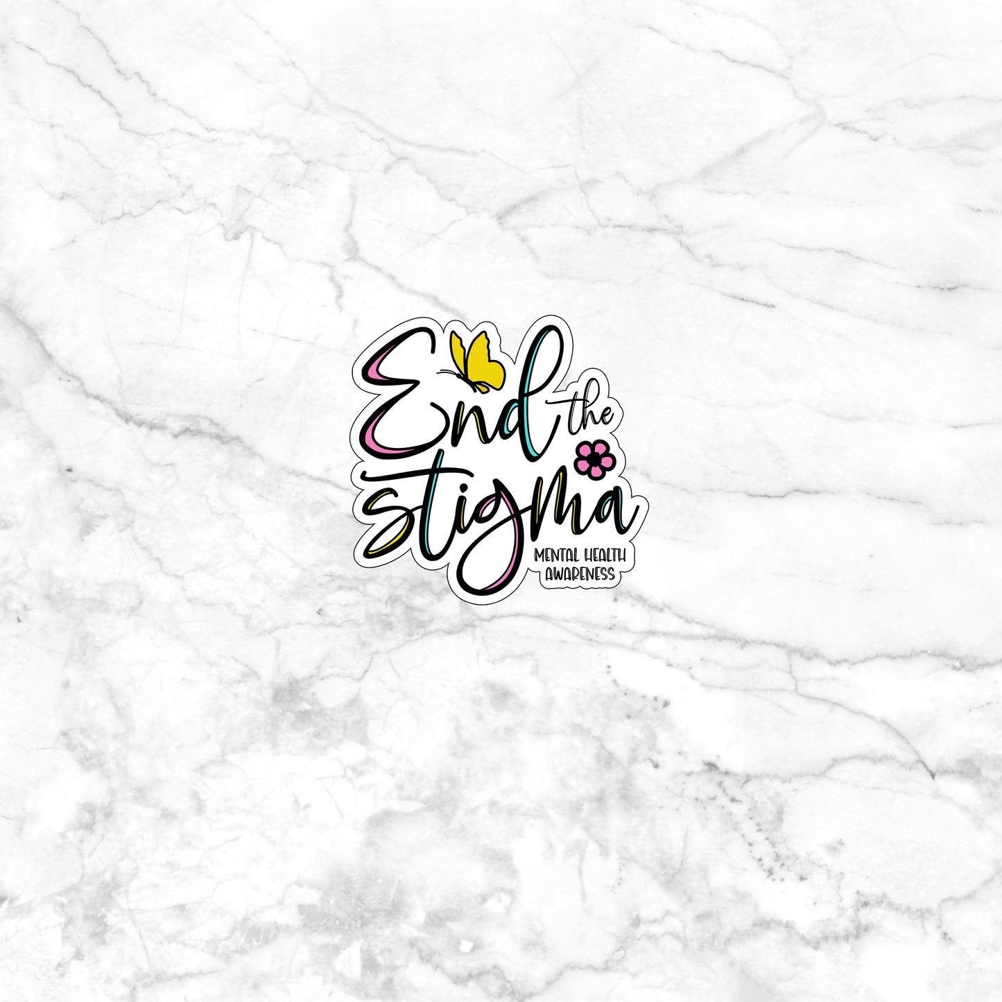 Mental Health End the stigma Stickers