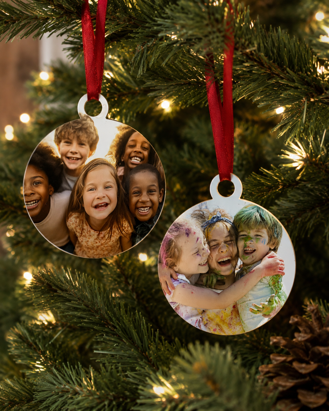Custom Photo Ornament – Personalized Christmas Keepsake
