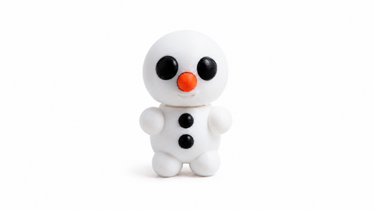 Mini Snowman Fidget | Articulated Flexi Animal
