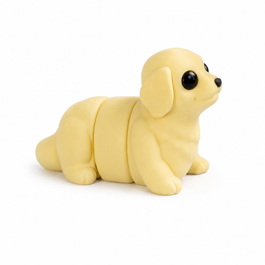 Mini Golden Retriever Fidget | Articulated Flexi Animal